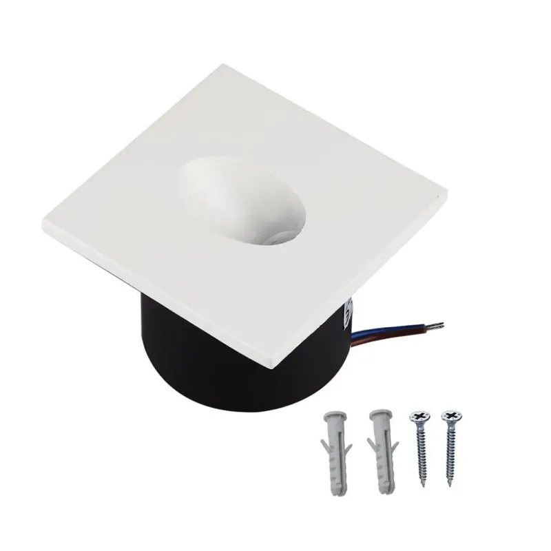 V-TAC Faretto LED Segnapasso Quadrato a Incasso | Energy Clever
