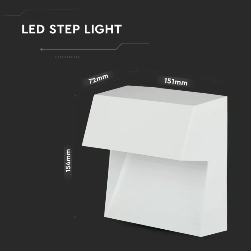 Faretto LED Segnapasso Quadrato | Energy Clever