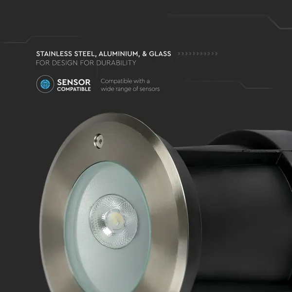 V-TAC Faretto LED COB Segnapasso Rotondo | Energy Clever
