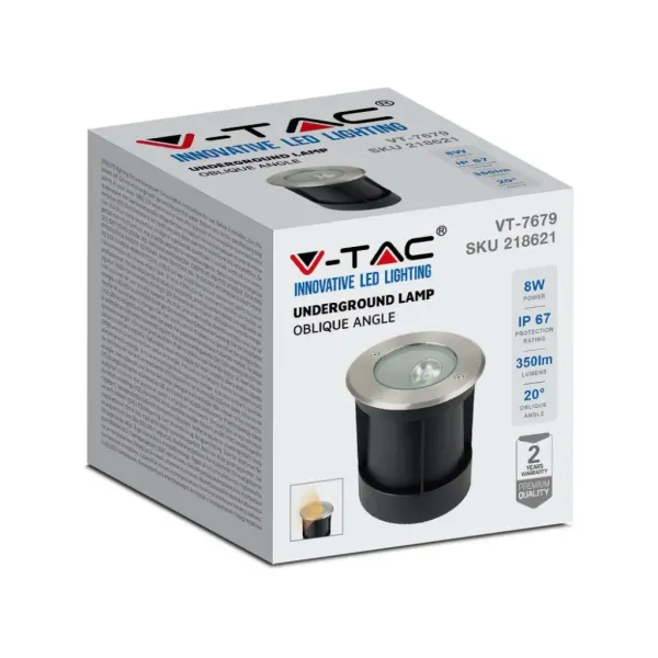 V-TAC Faretto LED COB Segnapasso Rotondo | Energy Clever