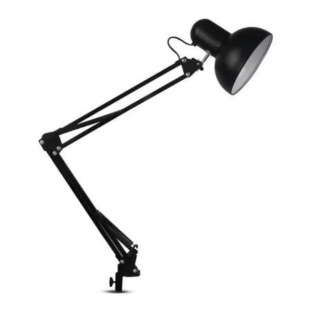 Designer Table Lamp with Adjustable Metal Bracket + Switch & E27 Holder Hookup Black
