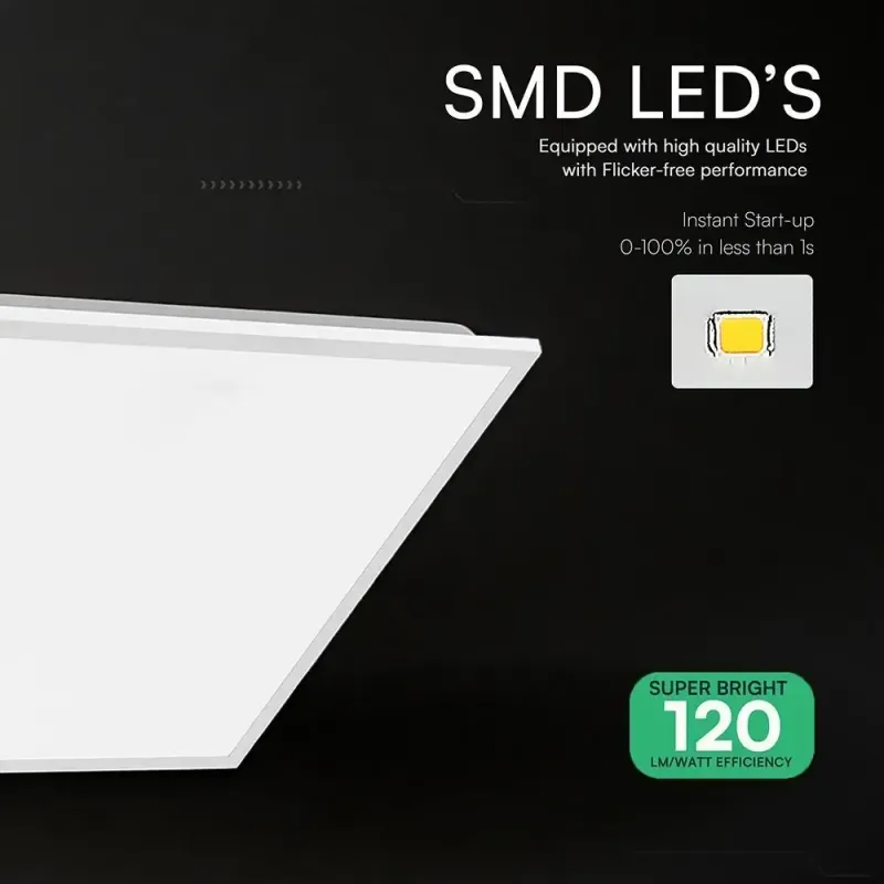 V-TAC Pannello LED 40W 120LM/W Incasso | Energy Clever