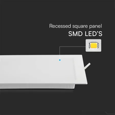 V-TAC PRO Mini Pannello LED Chip Samsung 18W | Energy Clever 2