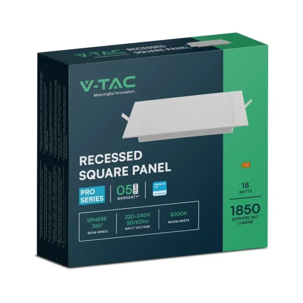V-TAC PRO Mini Pannello LED Chip Samsung | Energy Clever