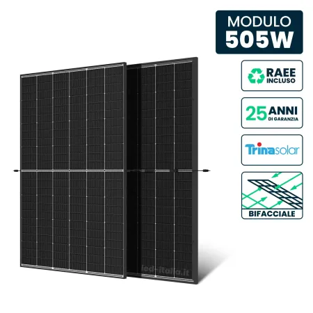 Set 4kW con 8 Pannelli Solari 505W Trina Vertex S+ | Energy Clever 2