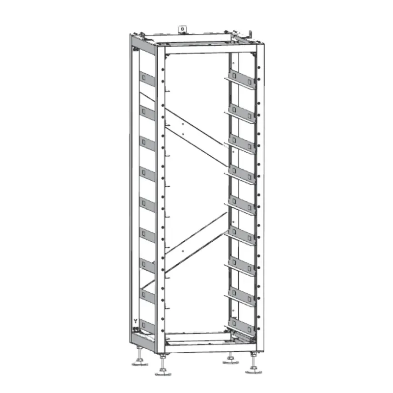 Armadio Rack Deye per 8 Moduli di Accumulo HV e BMS SKU 12347 12346