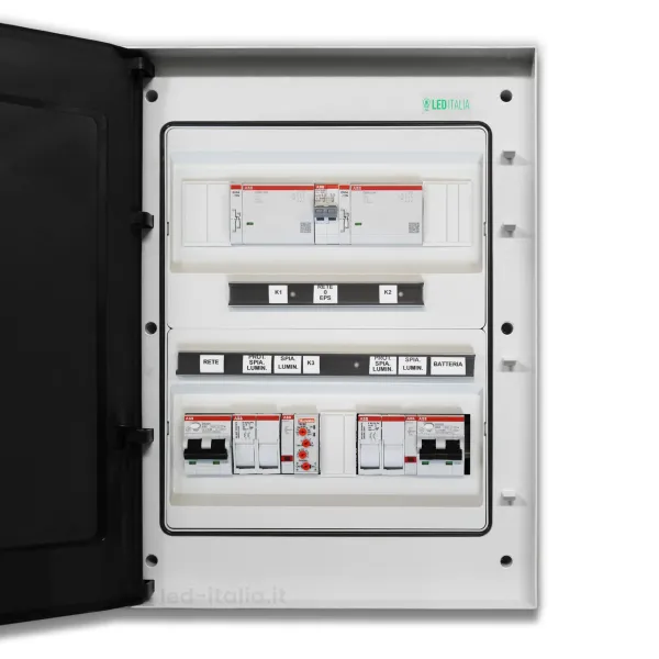 Quadro di Commutazione Automatico Monofase Rete/Carico 32A fino a 6kW IP65