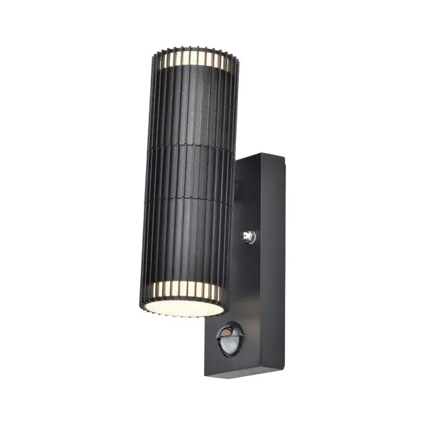 2*GU10 WALL LAMP WITH PIR SENSOR IP54