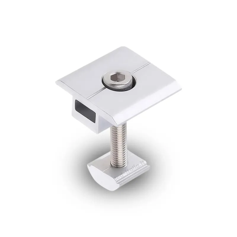 Morsetto Centrale 30mm per Fissaggio Pannelli Solari 1 Pezzo
