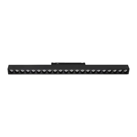 24W 48V LINEAR MAGNETIC GRILLE LIGHT ALUMINUM 3000K BLACK BODY