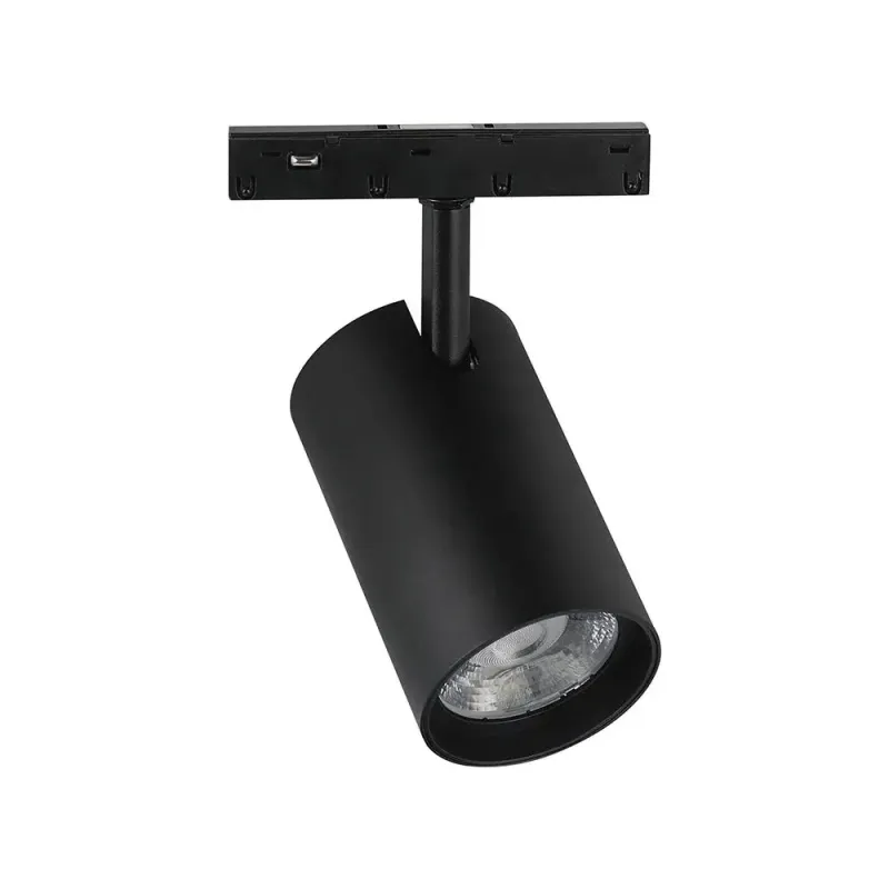 20W 48V MAGNETIC TRACK LIGHT ALUMINUM 4000K BLACK BODY