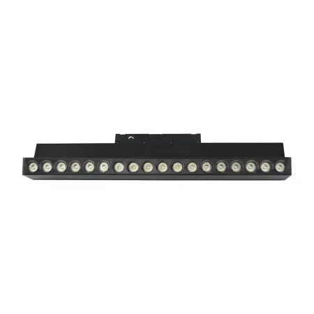 18W 48V ADJUSTABLE MAGNETIC SPOT LIGHT ALUMINUM 4000K BLACK BODY