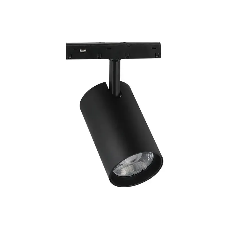 20W 48V MAGNETIC TRACK LIGHT ALUMINUM 3000K BLACK BODY