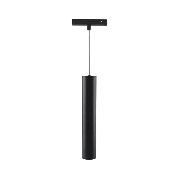 12W 48V MAGNETIC PENDANT LIGHT ALUMINUM 3000K BLACK BODY