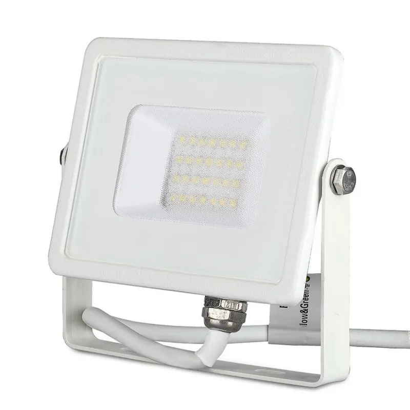 20W LED Floodlight SMD Samsung Chip White Body 6400K