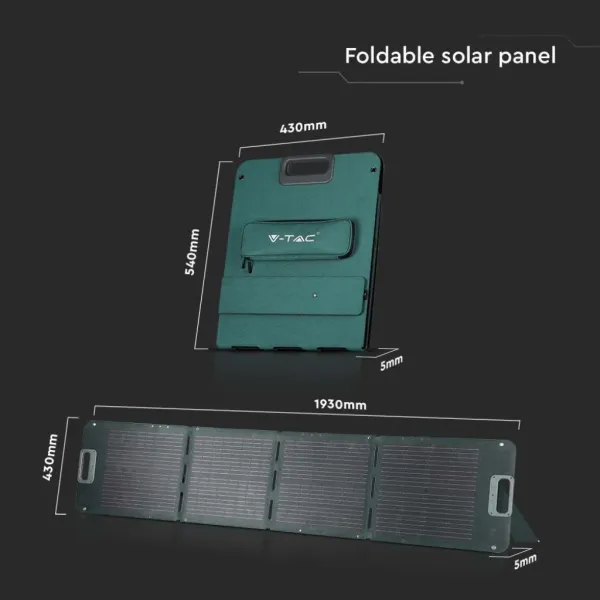 Pannello Solare Fotovoltaico 120W Pieghevole | Energy Clever