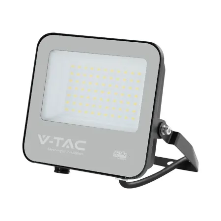 50W LED FLOODLIGHT WITH CREE CHIP CCT:6500K BLACK BODY GREY GLASS 6YRS WARRANTY 185LM/W