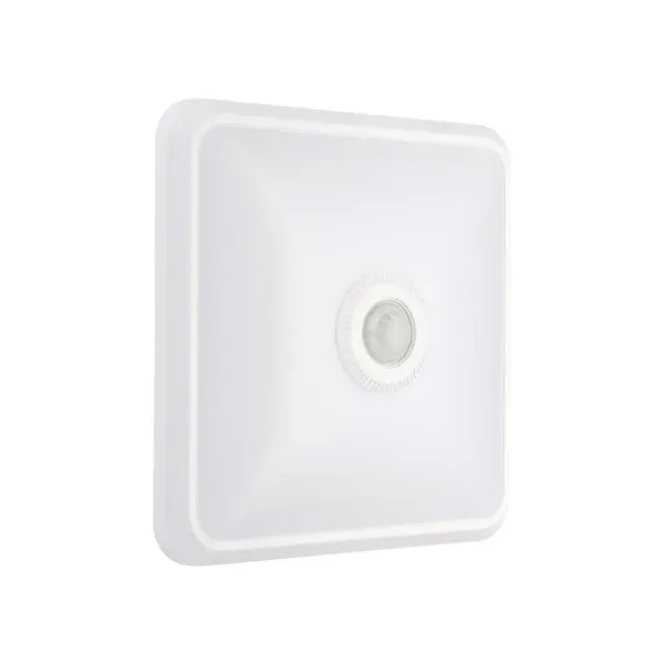 12W LED PIR LIGHT SENSOR LAMP WITH CREE CHIP CCT: 3IN1 SQ WHITE BODY