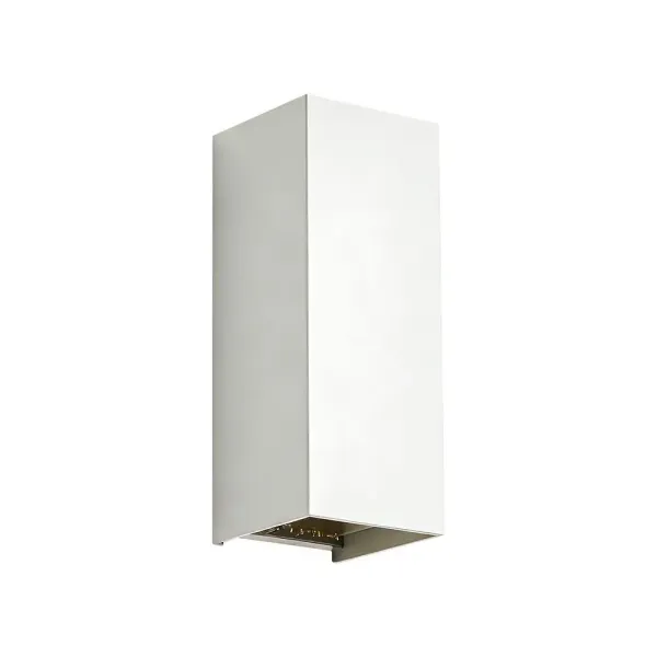12W LED WALL LIGHT (71*71*171) 2700K+4000K WHITE BODY IP65