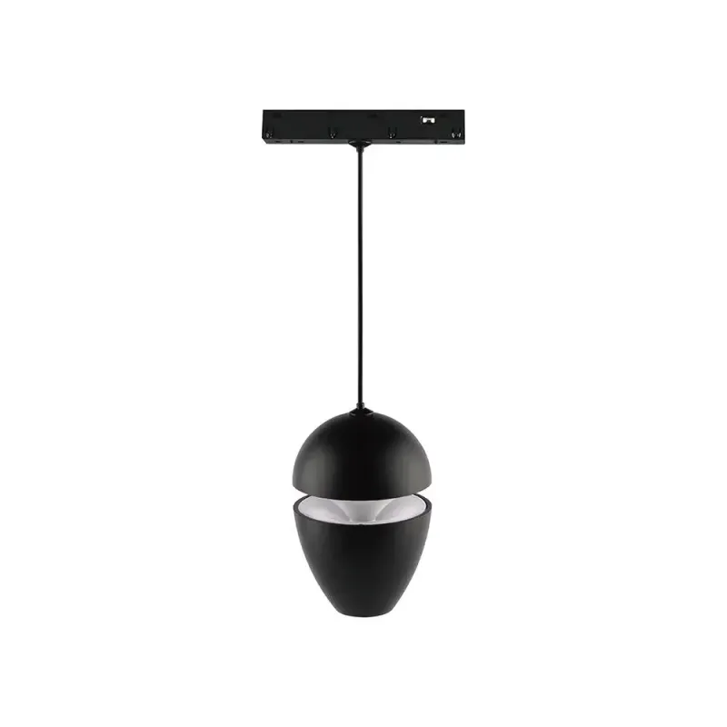 9W 48V MAGNETIC PENDANT LIGHT ALUMINUM 3000K BLACK BODY
