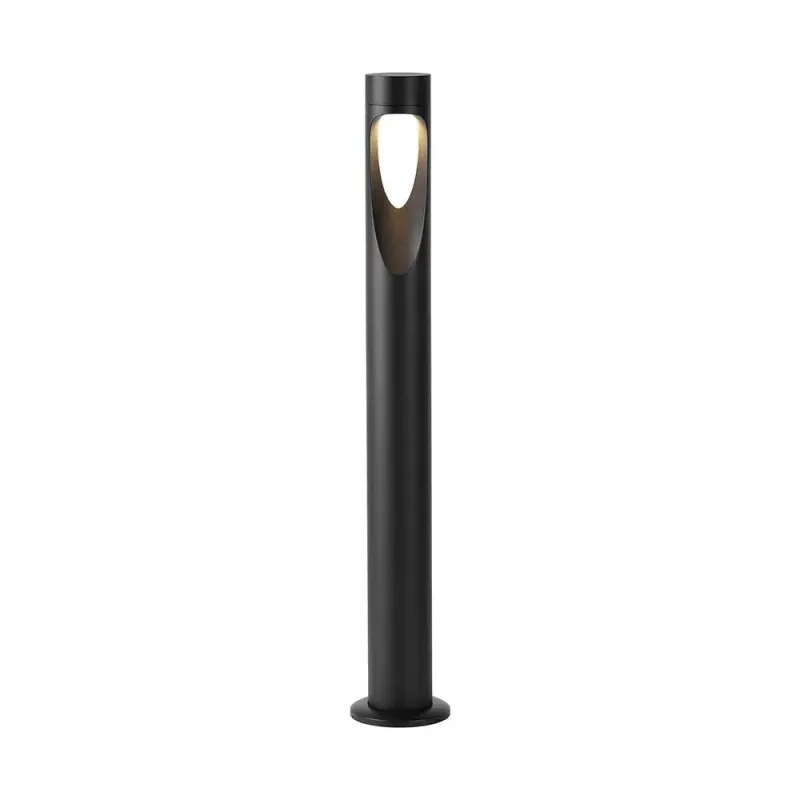 6W LED BOLLARD LIGHT WITH CREE CHIP 3000K BLACK BODY IP65