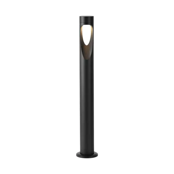 6W LED BOLLARD LIGHT WITH CREE CHIP 3000K BLACK BODY IP65