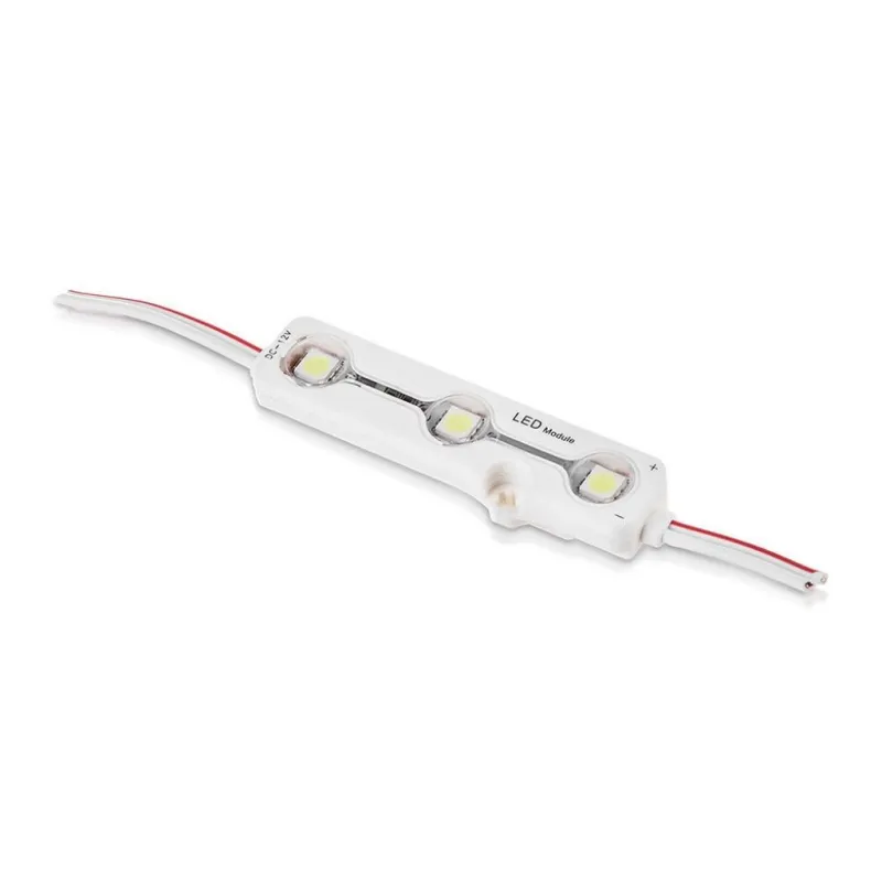 LED Module 3SMD Chips SMD5050 6000K IP67