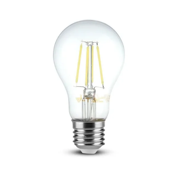 LED Bulb 4W Filament E27 A60 Clear Cover 6400K