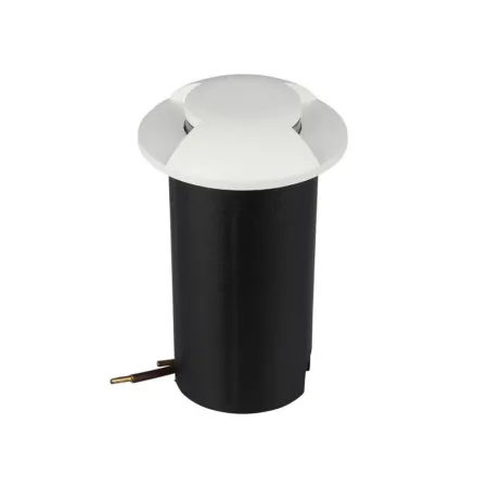 V-TAC Faretto LED Segnapasso a Cilindro da Interramento 1W Doppio Fascio Luminoso Colore Bianco