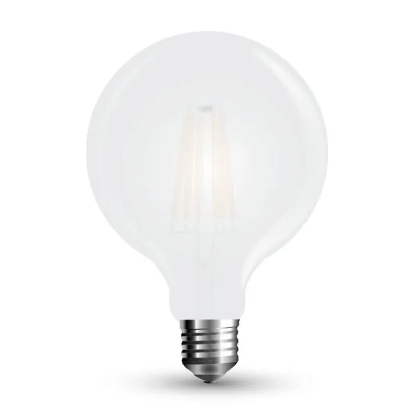 LED Bulb 7W Filament E27 G125 Frost Cover 6400K