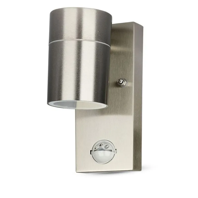 Wal Fitting GU10 with Sensor Steel Body 1 Way IP44