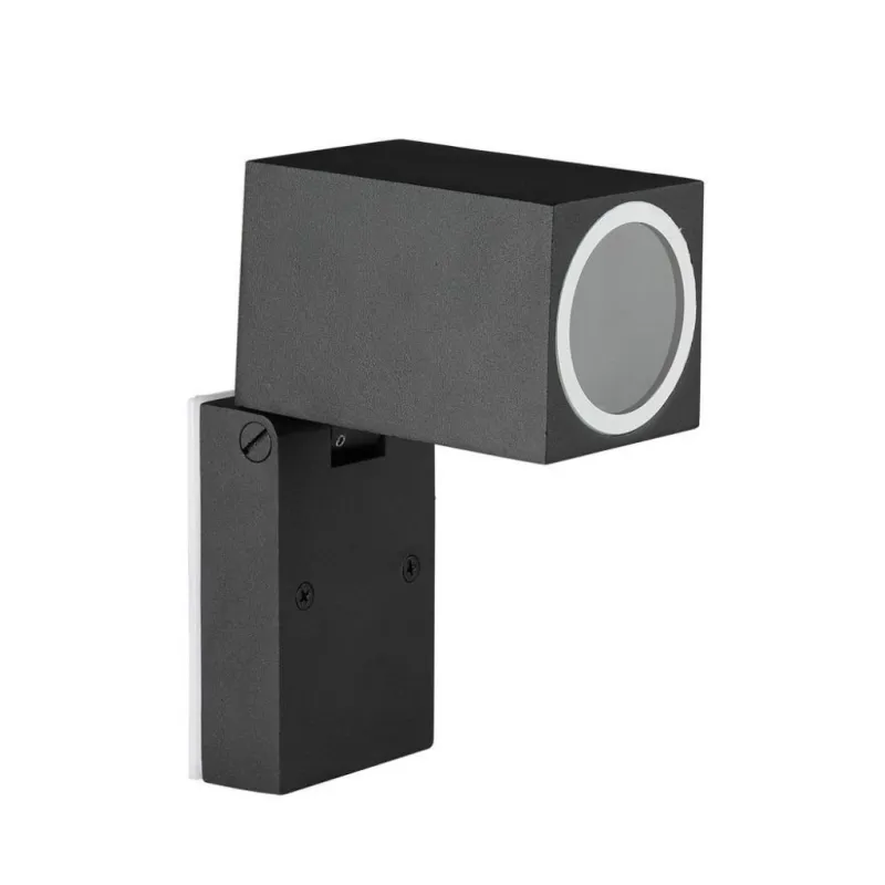 Wall Fitting GU10 Adjustable Head Aluminum 1 Way IP44